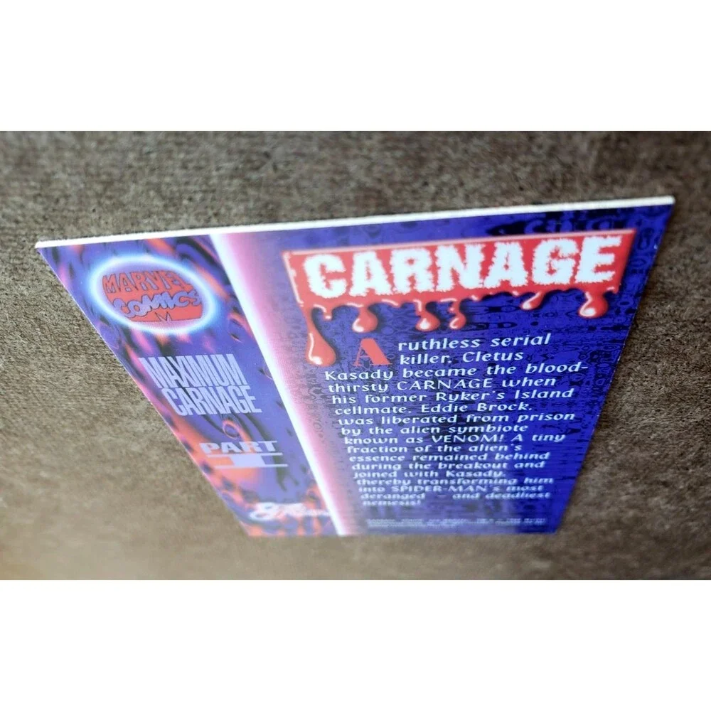1994 FLAIR MARVEL COMICS #NNO CARNAGE MAXIMUM CARNAGE Trading Card #135 PART I